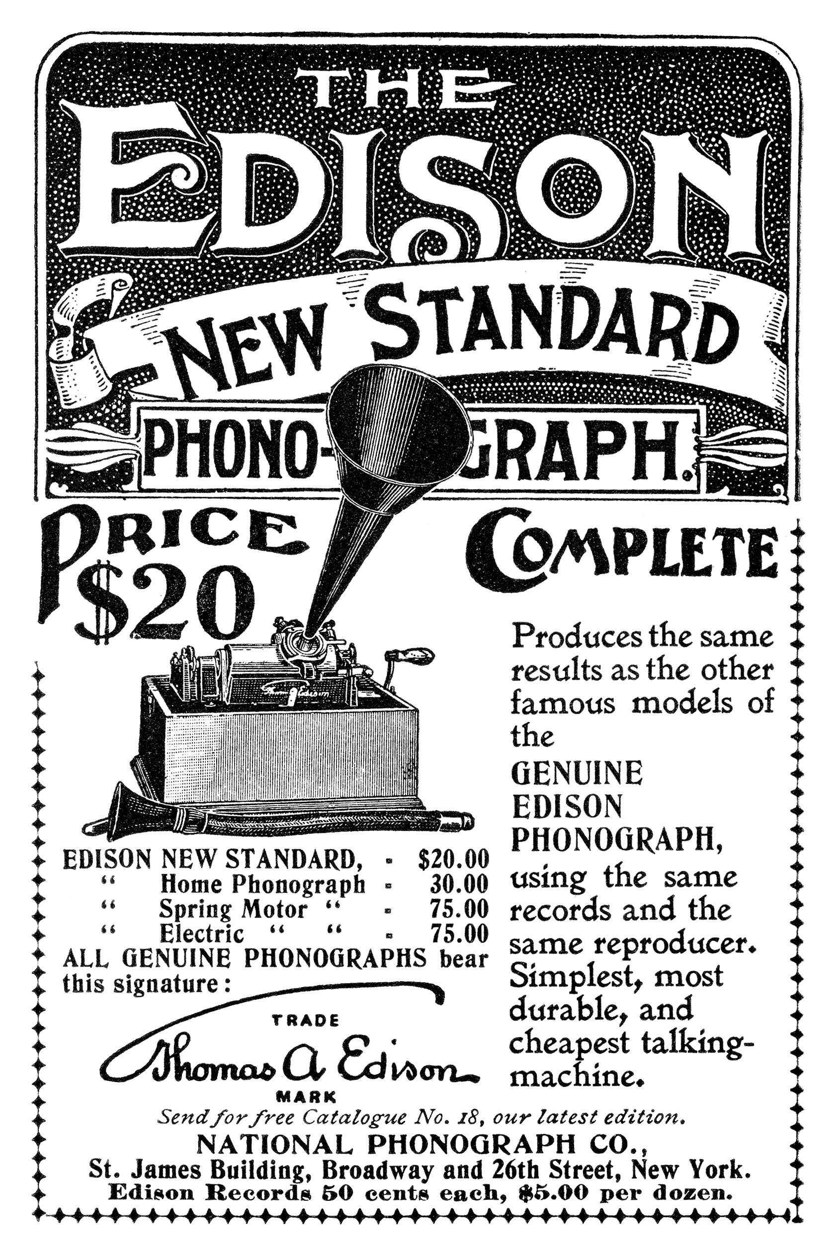 cylinder phonograph